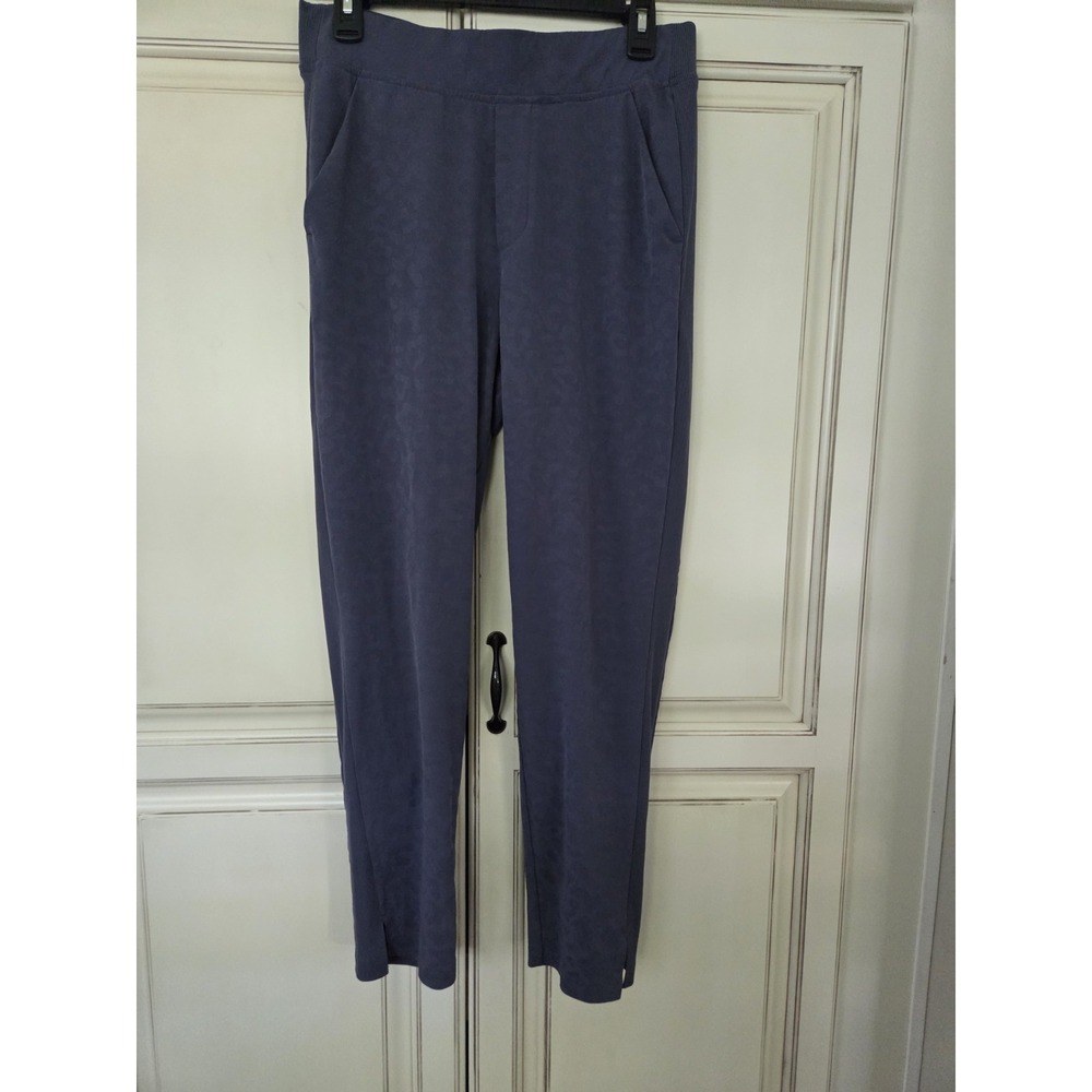 athleta brooklyn‎ Textured ankle pant Women's 6 Medieval Violet Blue Athleisure